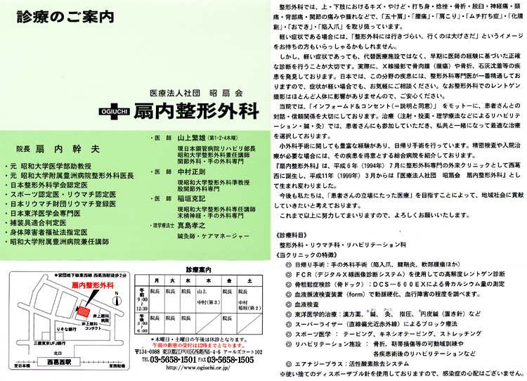 扇内整形外科