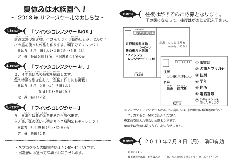 毎年恒例の「サマースクール...